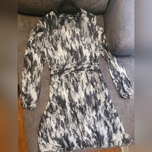 NWOT🩶 Simply Vera Vera Wang, XL Sheer Animal Print Dress 👗